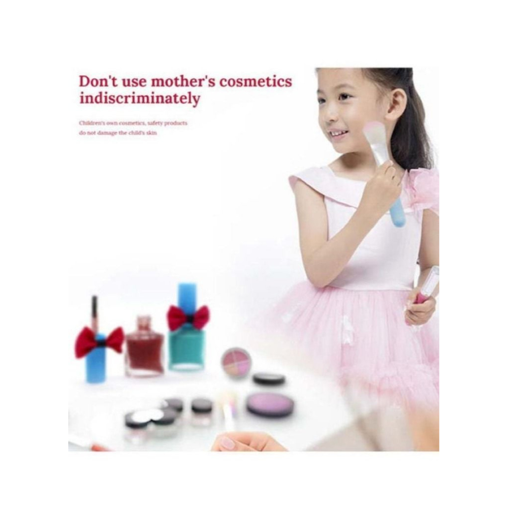  مجموعة مكياج للأطفال قابلة للغسل مع حقيبة تخزين - اختيار عشوائي