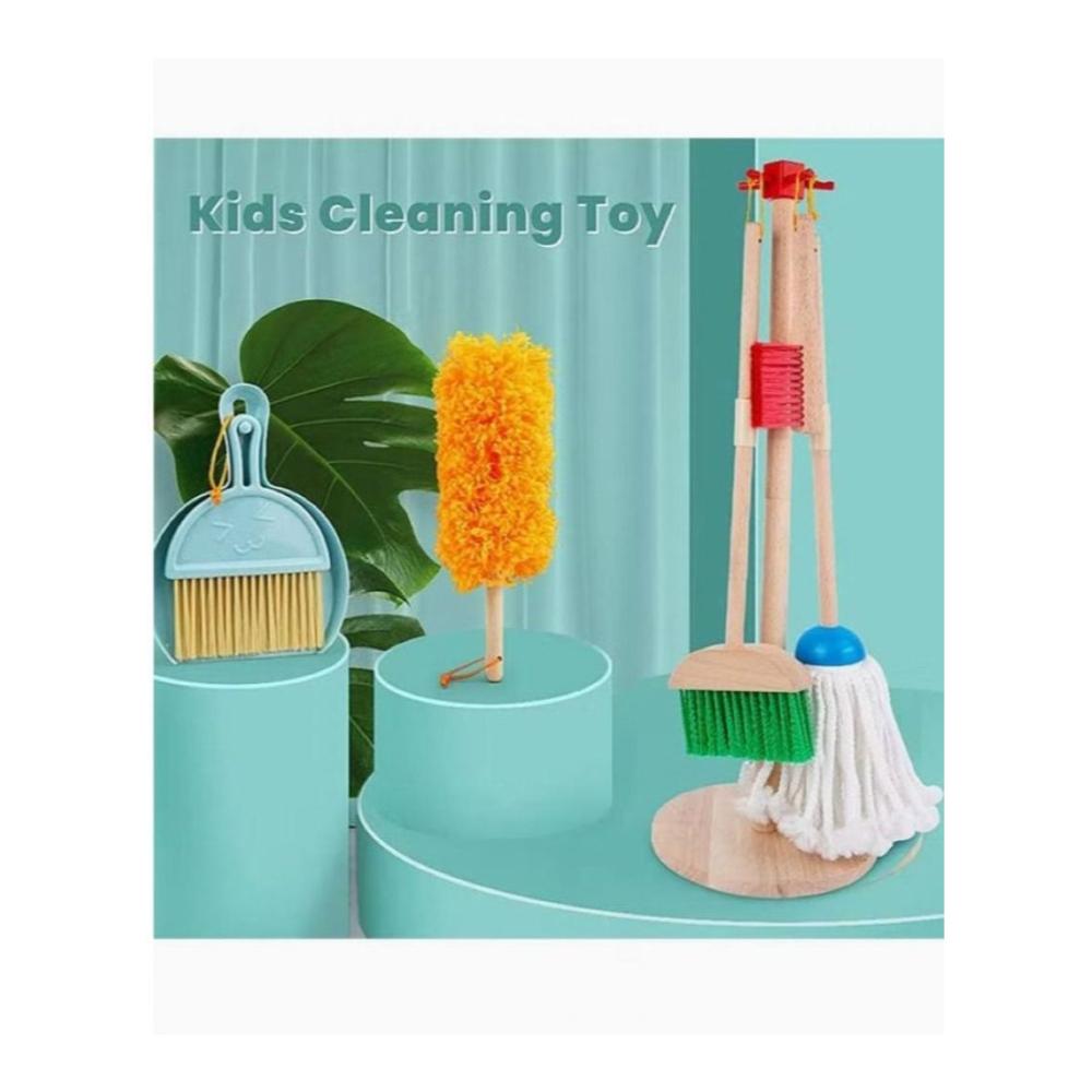  أدوات التنظيف الخشبية للاطفال