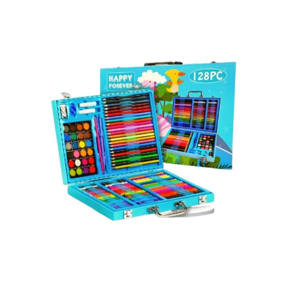 لعبة مرح مجموعة الرسم والتلوين مع حقيبة حمل للأطفال