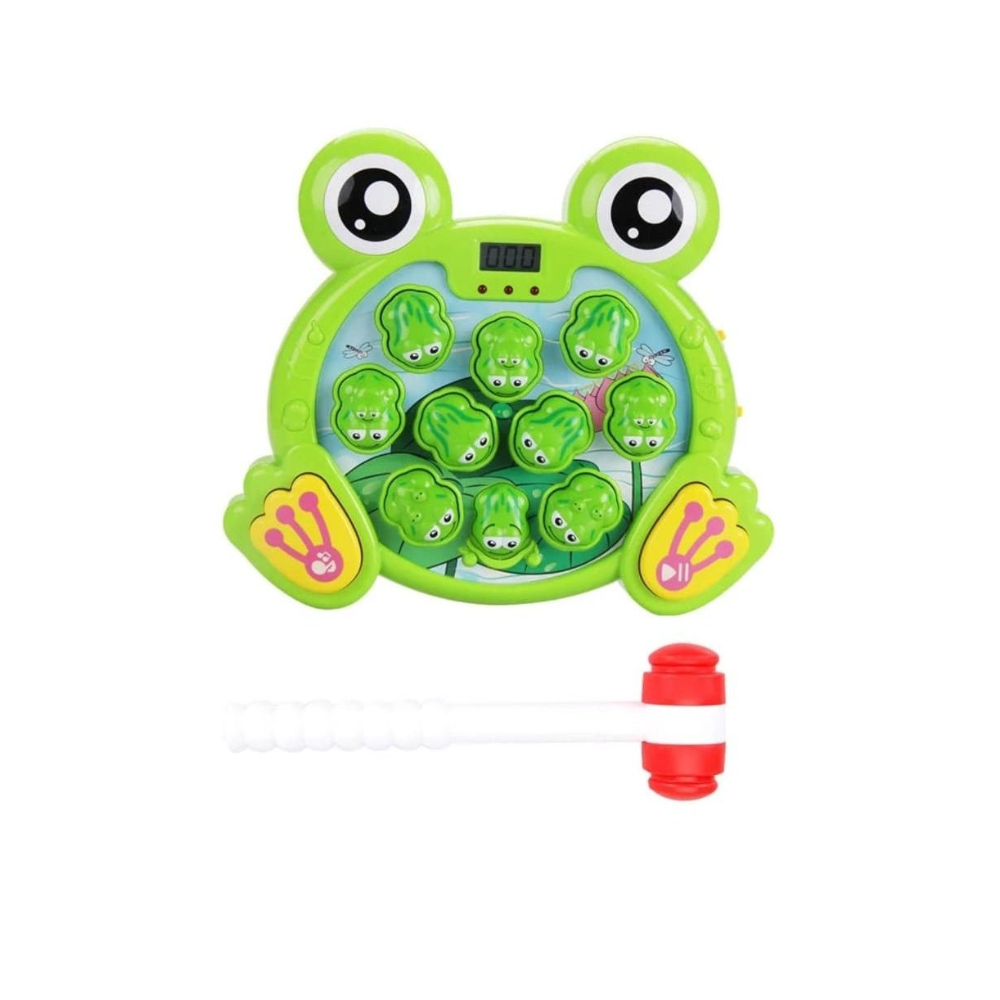 لعبة مرح لعبة اضرب الضفدع المضيء باستخدام مطرقة مطاطية