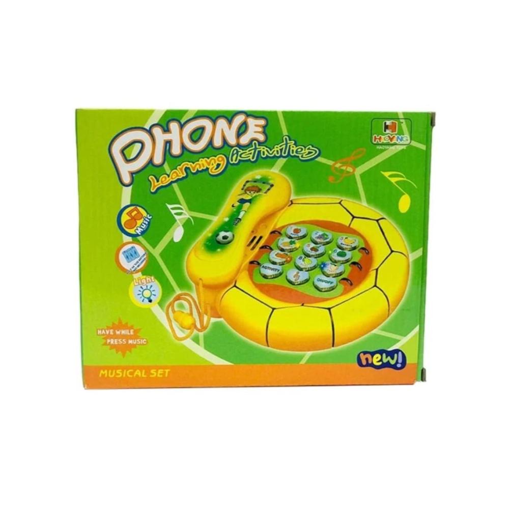 لعبة مرح لعبة هاتف موسيقي للأطفال مع موسيقى وضوء