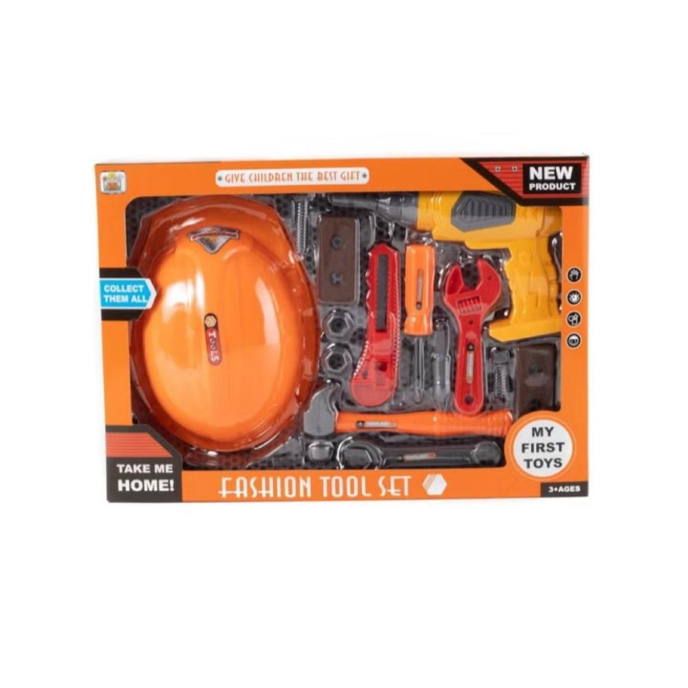 لعبة مرح لعبة طقم مهندس مع معدات البناء