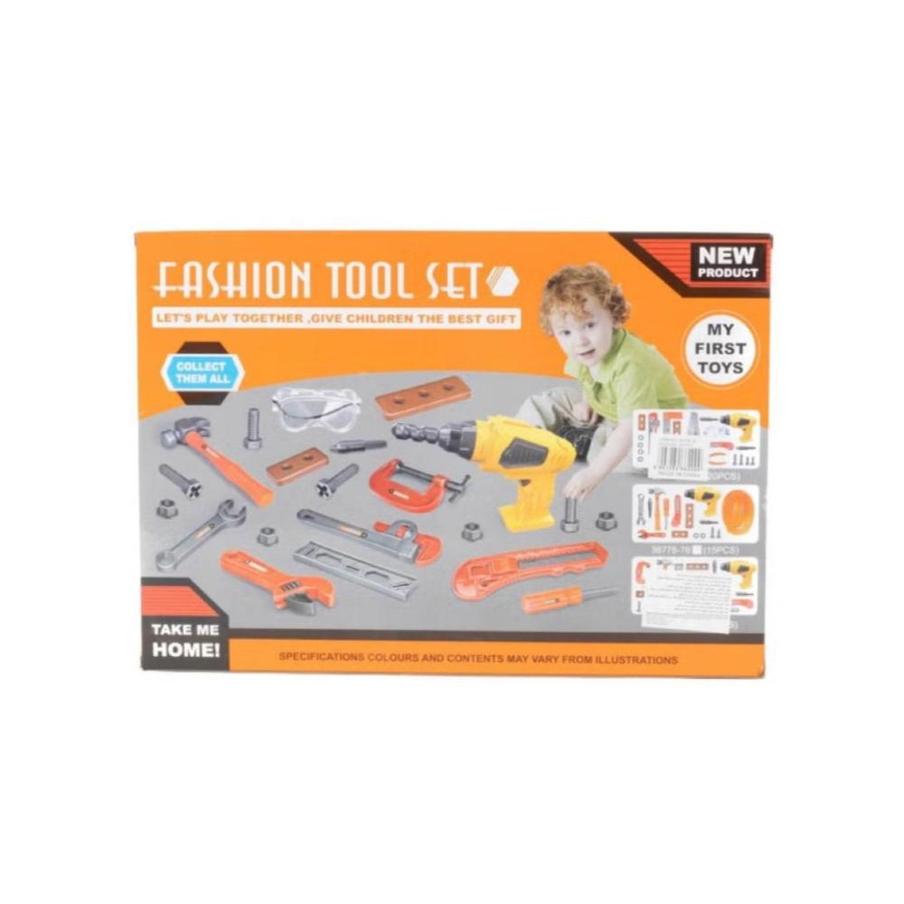 لعبة مرح لعبة طقم مهندس مع معدات البناء