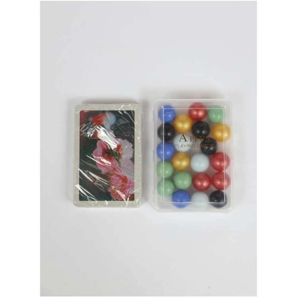  لعبة جاكارو ملكية دائرية 4 لاعبين مع 16 حجر رخامي - 39x39 سم