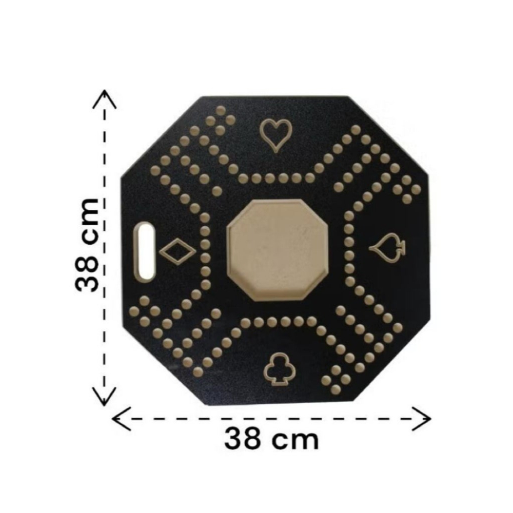  طقم جاكارو ملكي 4 لاعبين مع 16 حجر رخامي متين