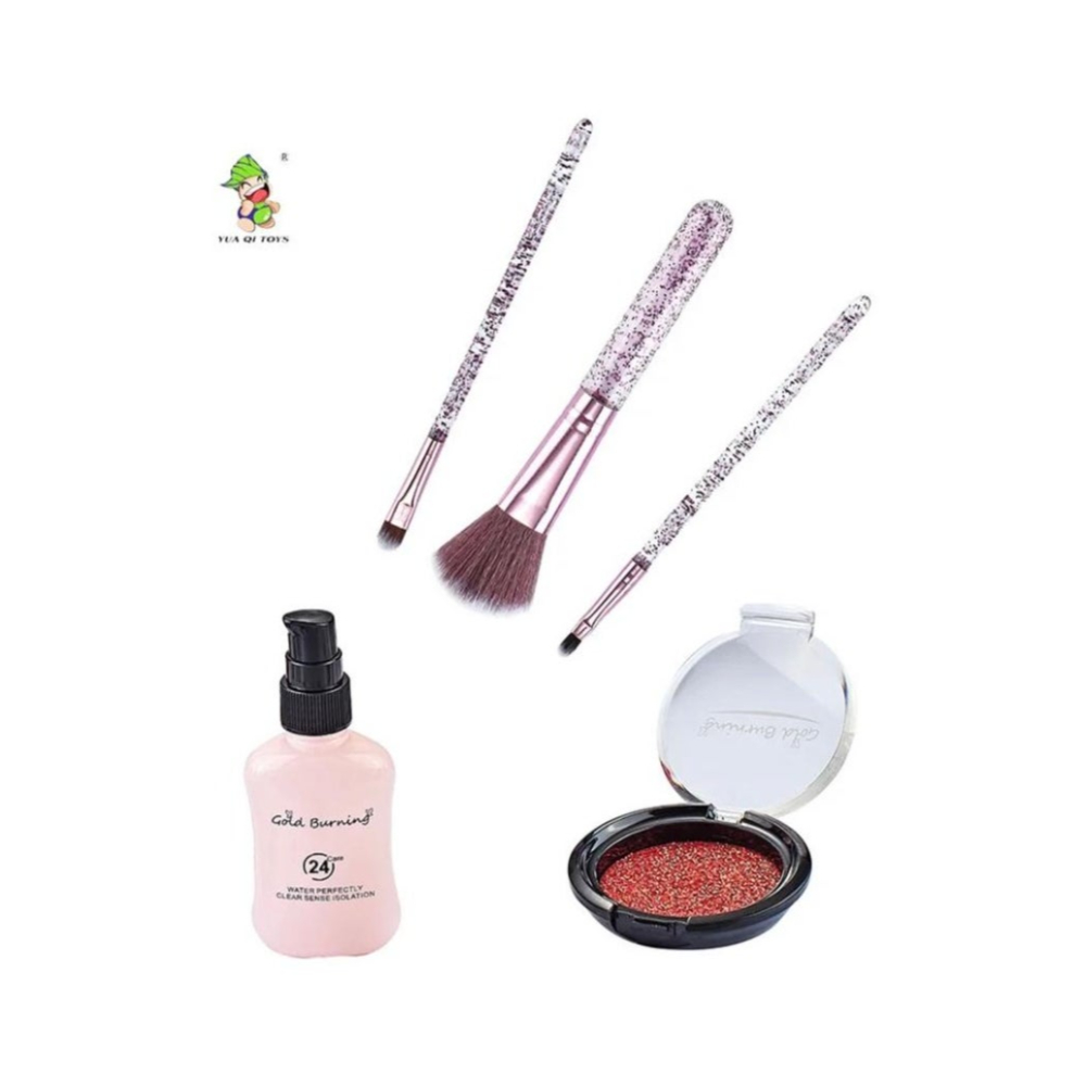 لعبة مرح مجموعة مكياج ومستحضرات تجميل آمنة للفتيات الصغار