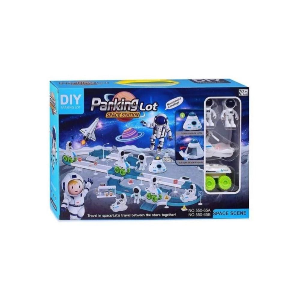 لعبة مرح لعبة مكوك فضائي مع مركبات وشخصيات