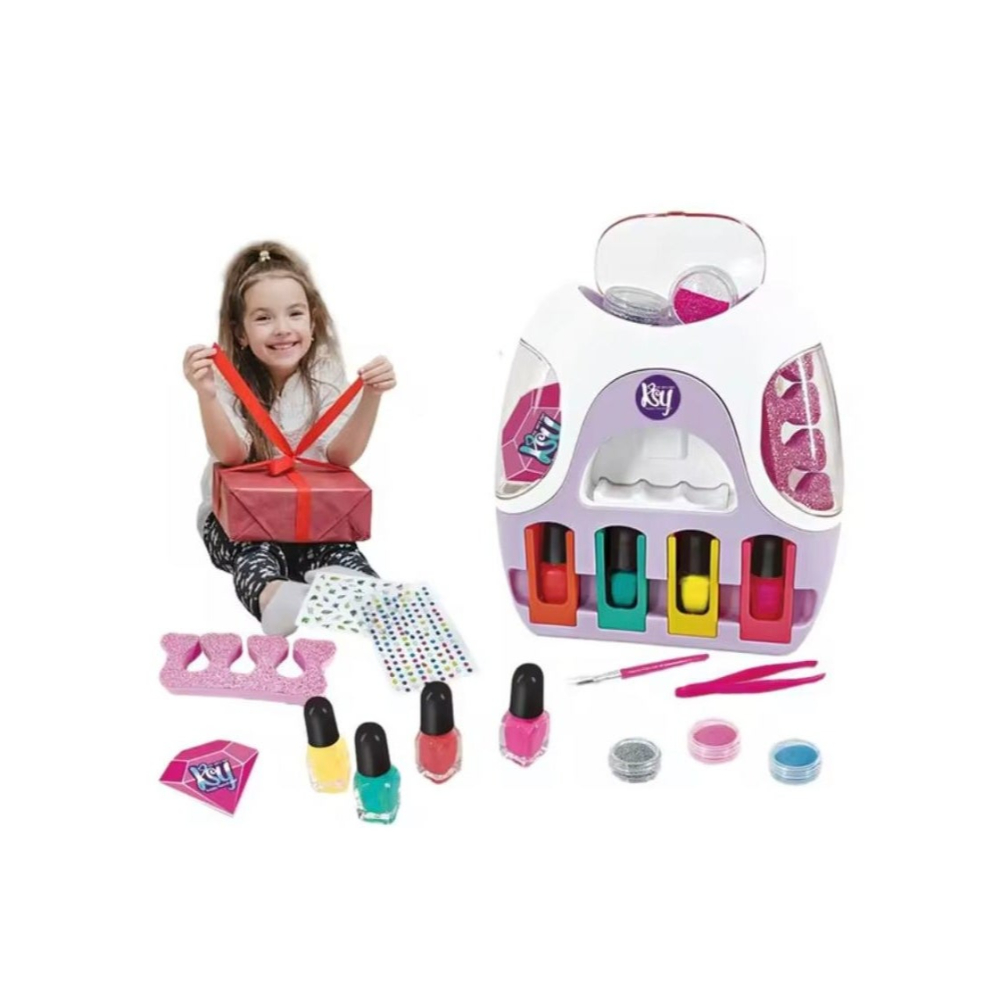 لعبة مرح مجموعة مناكير تزيين الأظافر للأطفال