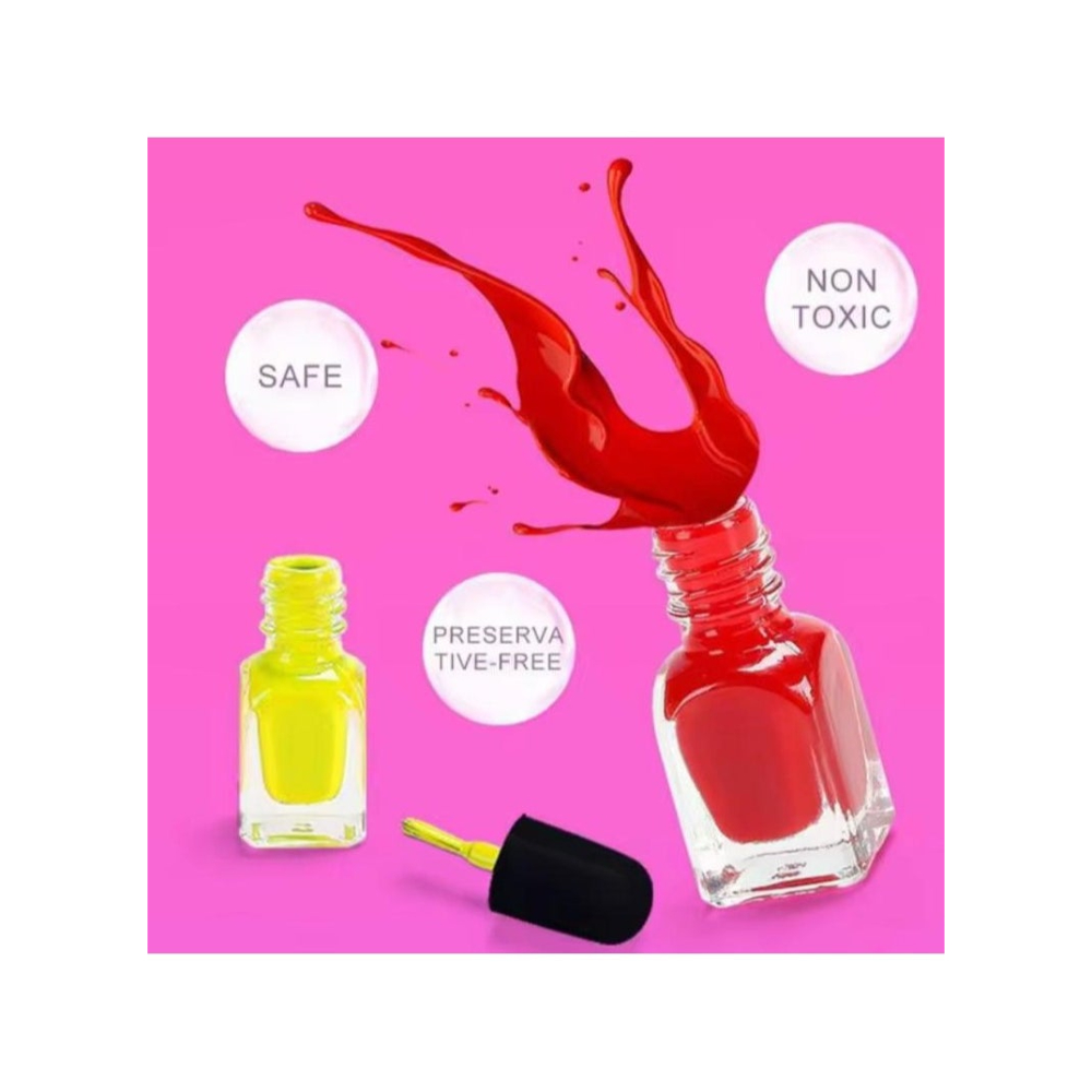 لعبة مرح مجموعة مناكير تزيين الأظافر للأطفال