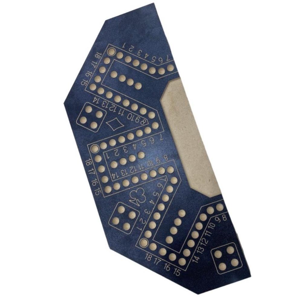  لعبة جاكارو مرقمة 6 لاعبين مقاس 55x45 سم + لعبتين ورقيتين لخمة و اكفش 3 في 1