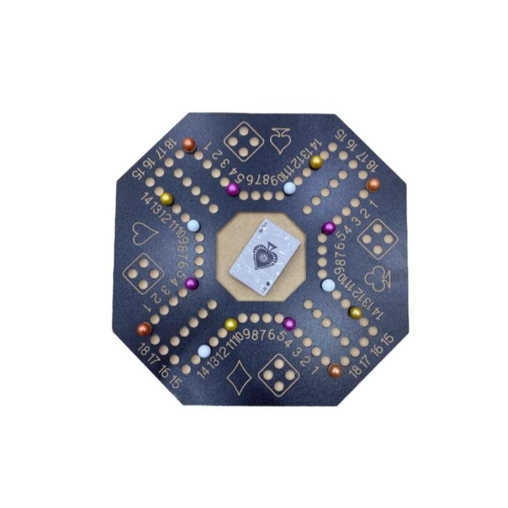 لعبة مرح لعبة جاكارو ملكي مرقمة 4 لاعبين مقاس 40×40 سم + لعبة حزر مين الورقية