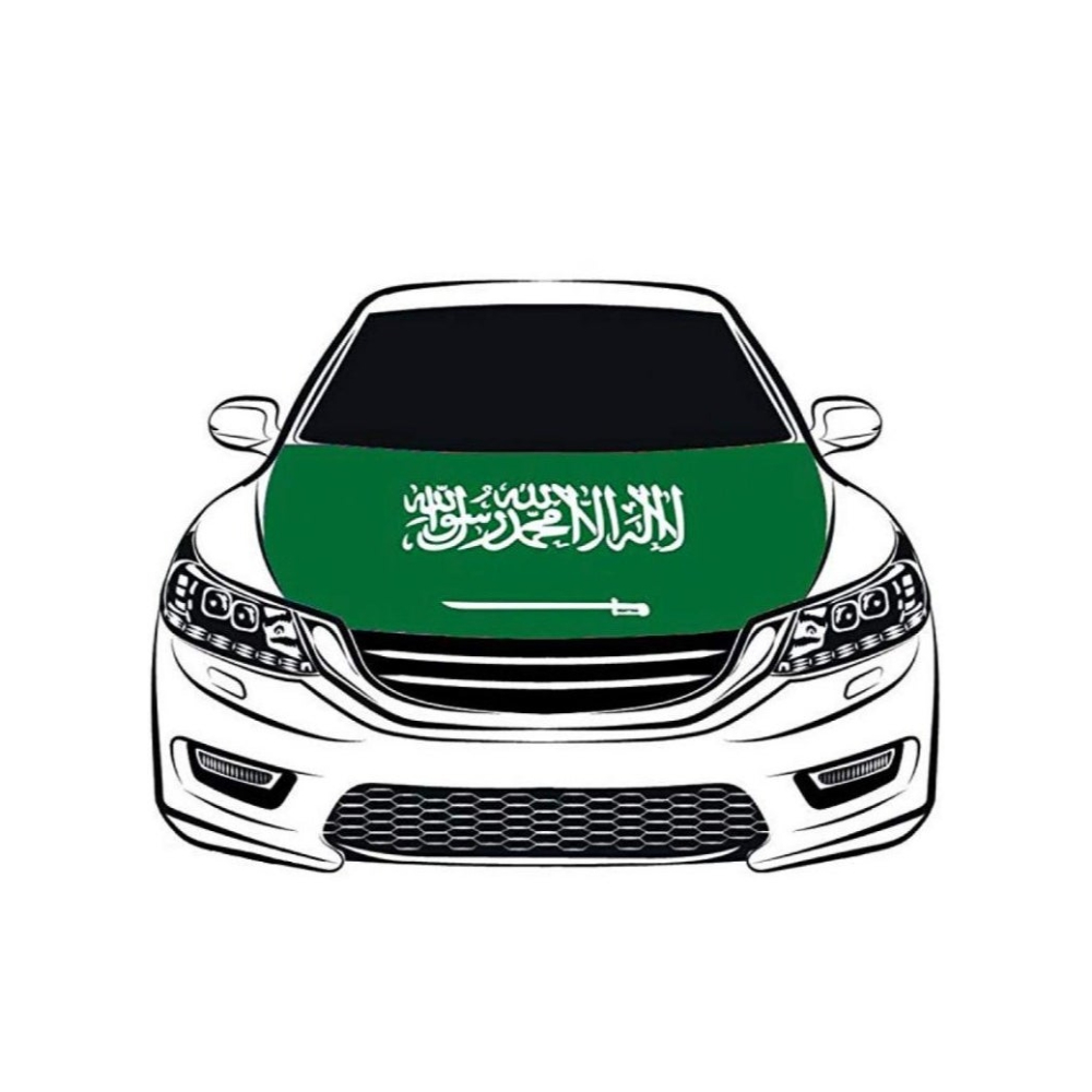 لعبة مرح علم السعودية للسيارة - حجم كبير