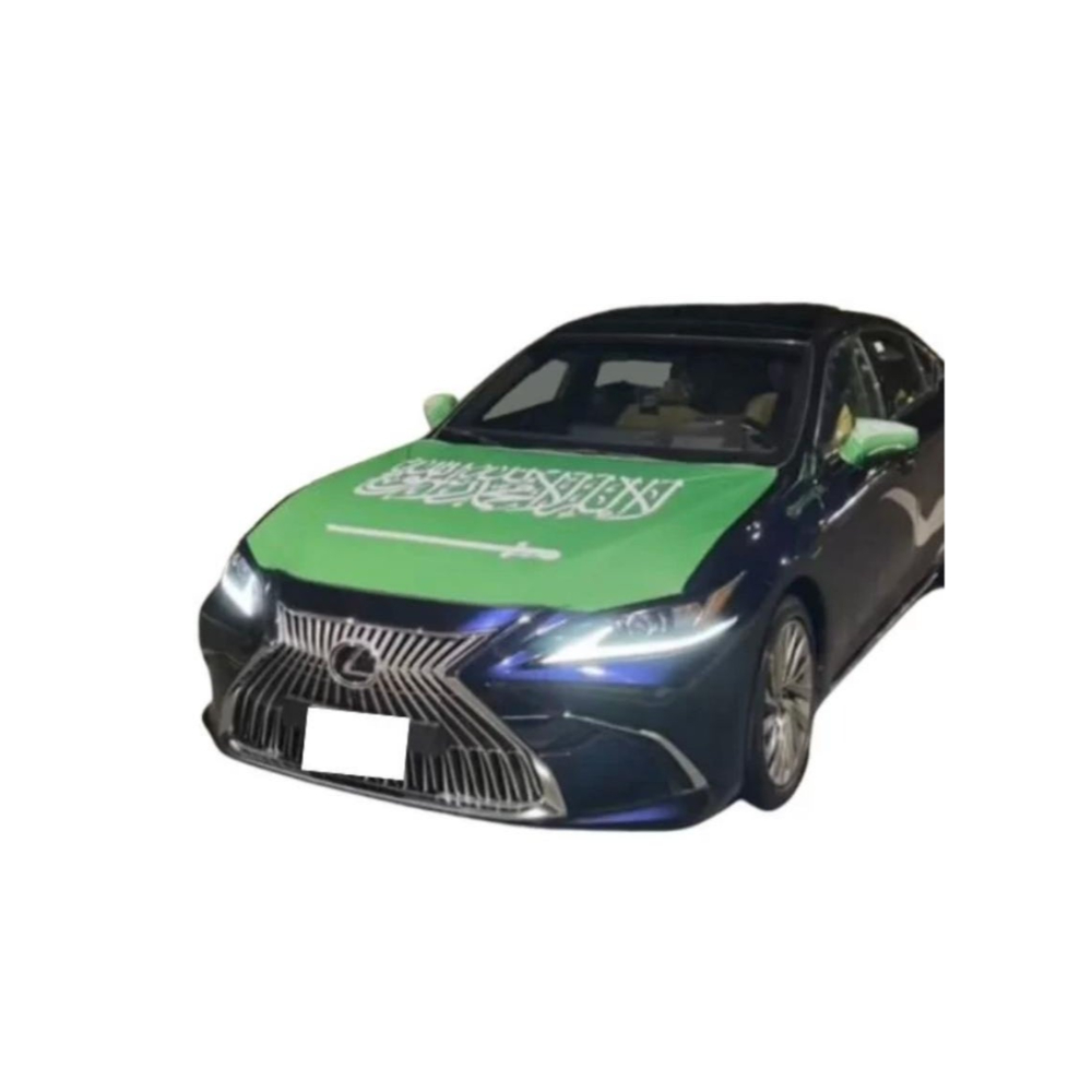 لعبة مرح علم السعودية للسيارة - حجم كبير