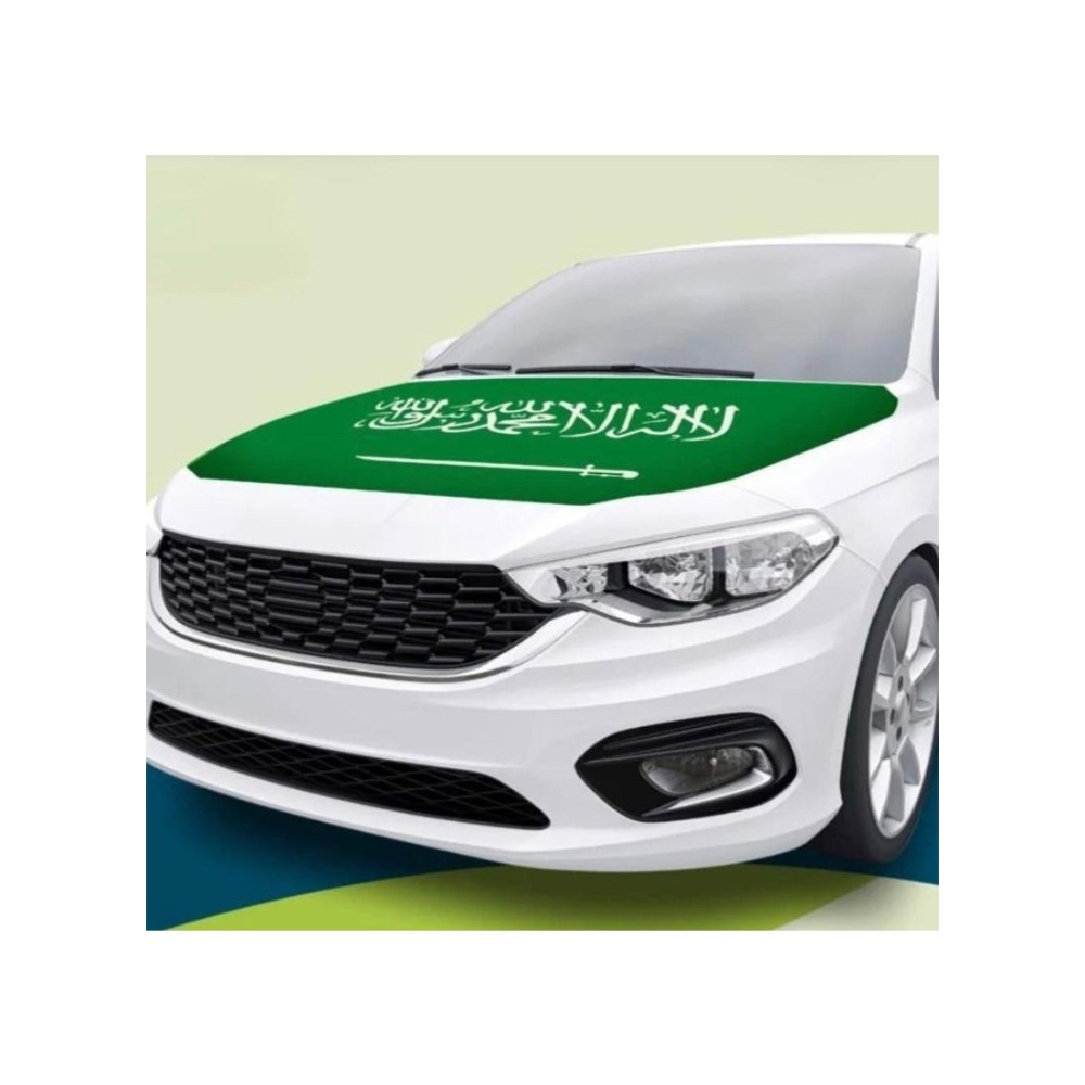 لعبة مرح علم السعودية للسيارة - حجم كبير