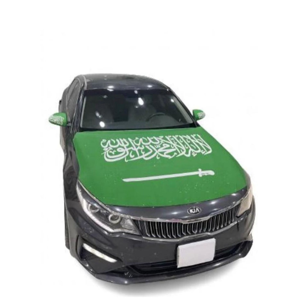 لعبة مرح علم السعودية للسيارة - حجم كبير