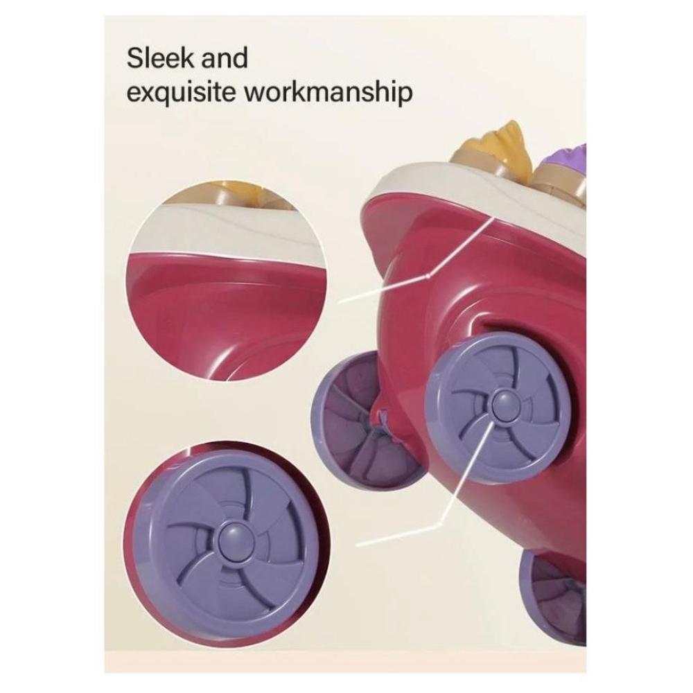 لعبة مرح لعبة عربة متجر الآيس كريم بضوء وموسيقى