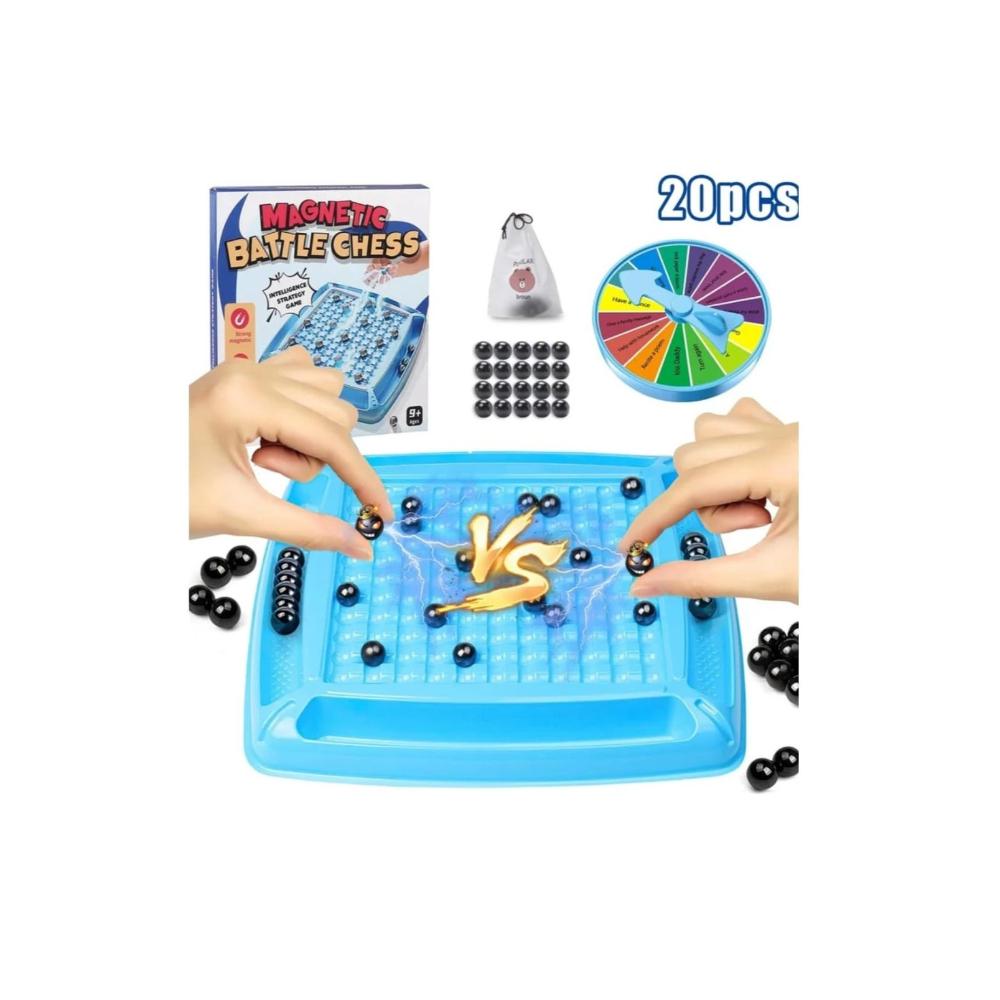 لعبة مرح مجموعة ألعاب جماعية 3 قطع شطرنج مغناطيسي + كلمجة + لو خيروك