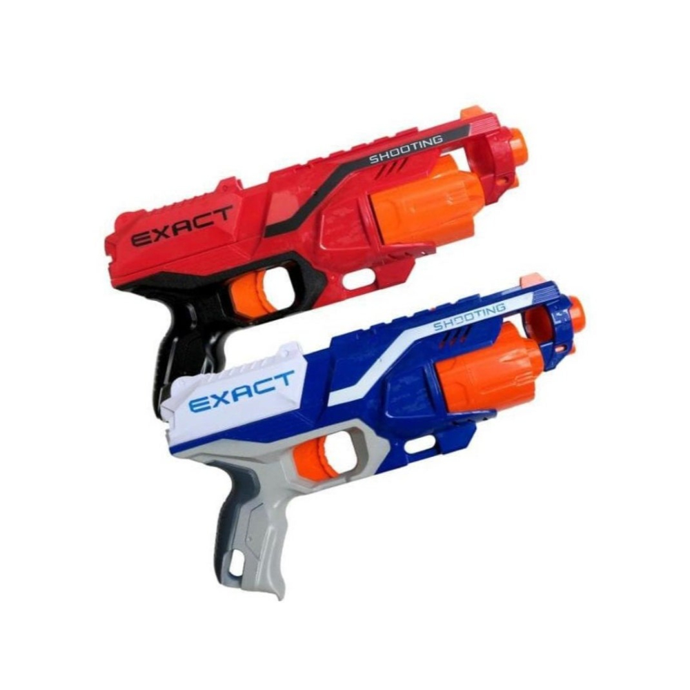 لعبة مرح لعبة مسدس طلقات فلين إسفنجية - قطعتين