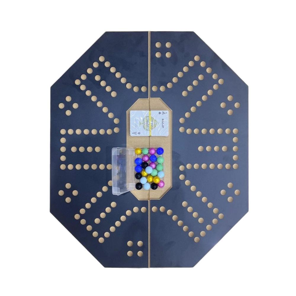 لعبة مرح لعبة جاكارو خشبية قوية 6 لاعبين مع شنطة فاخرة - 45×55 سم