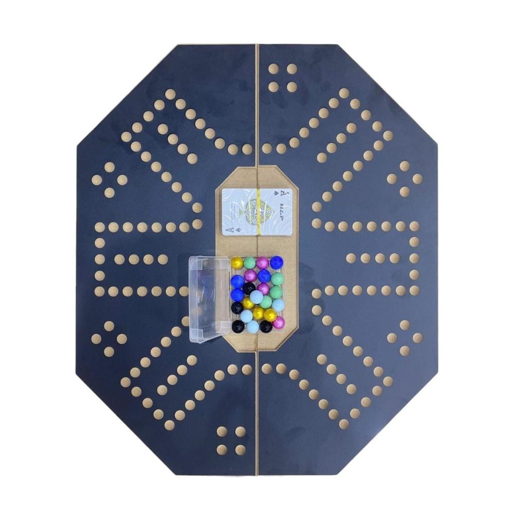 لعبة مرح لعبة جاكارو خشبية قوية 6 لاعبين - 45x55 سم