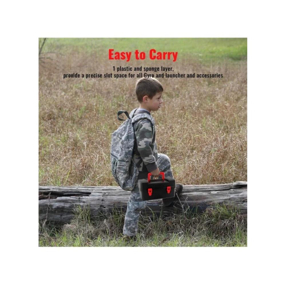 لعبة مرح لعبة بي بليد مع صندوق تخزين و 4 قاذف وبلابل دوارة - 8 قطع