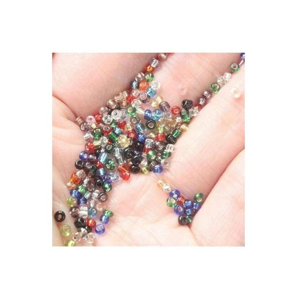 لعبة مرح مجموعة خرزات صغيرة ملونة مع خرز الأحرف الأبجدية وحبل