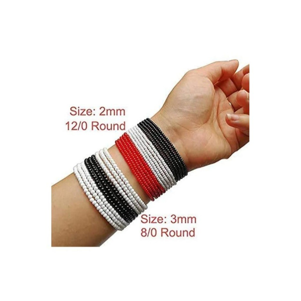 لعبة مرح مجموعة خرزات صغيرة ملونة مع خرز الأحرف الأبجدية وحبل