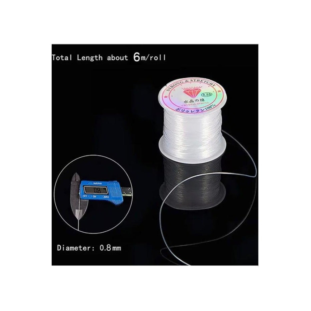 لعبة مرح خيط كريستال مرن شفاف متعدد الاستخدام 3 قطع - موديل k5659