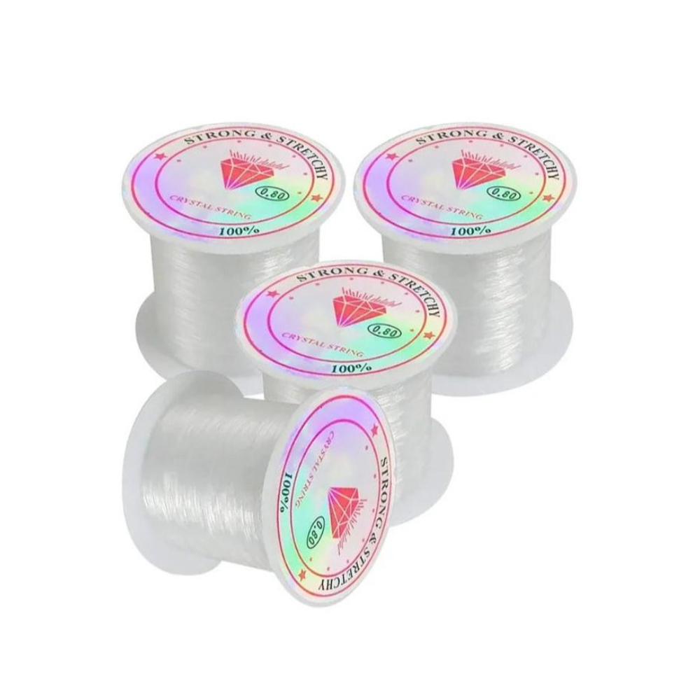 لعبة مرح خيط كريستال مرن شفاف متعدد الاستخدام 4 قطع - موديل K5662