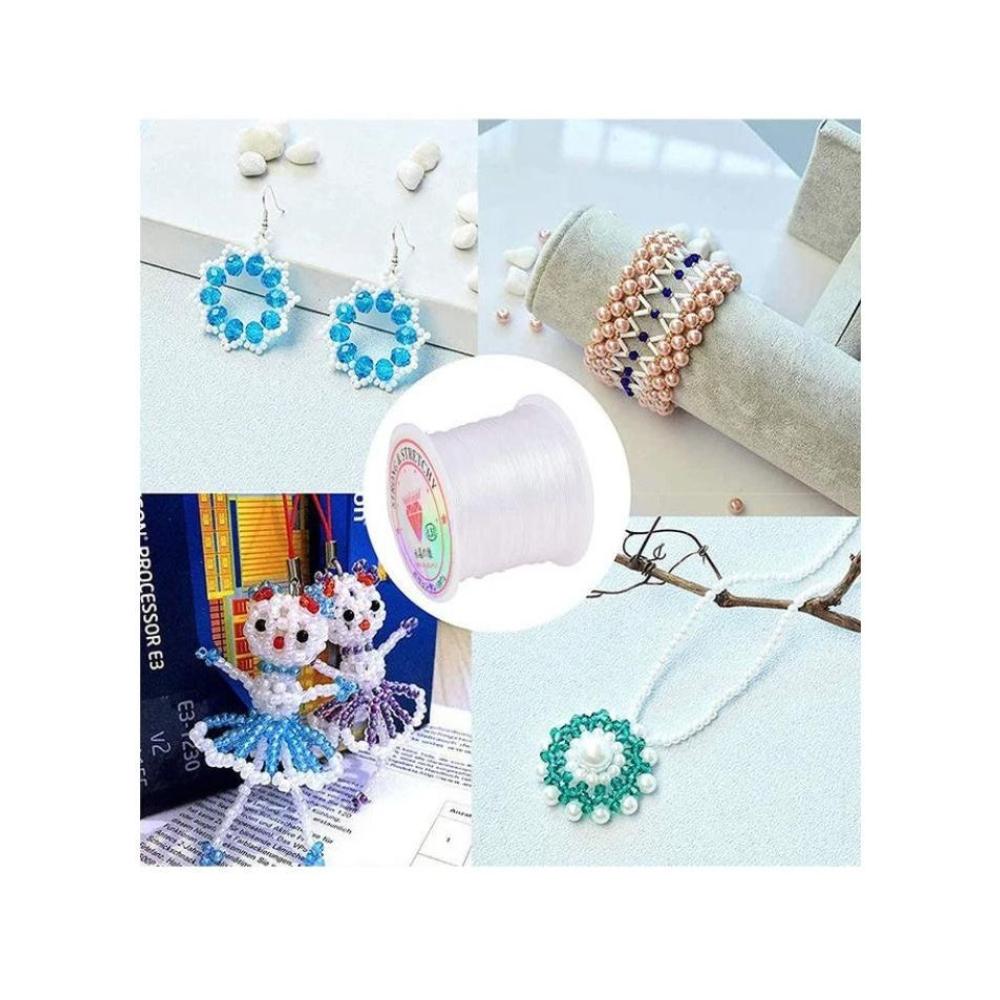 لعبة مرح خيط كريستال مرن شفاف متعدد الاستخدام 4 قطع - موديل K5662