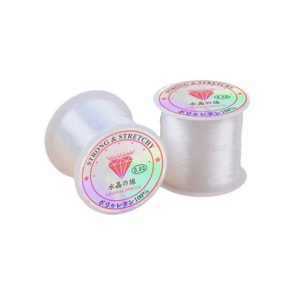 لعبة مرح خيط كريستال مرن شفاف متعدد الاستخدام قطعتان - موديل K5663