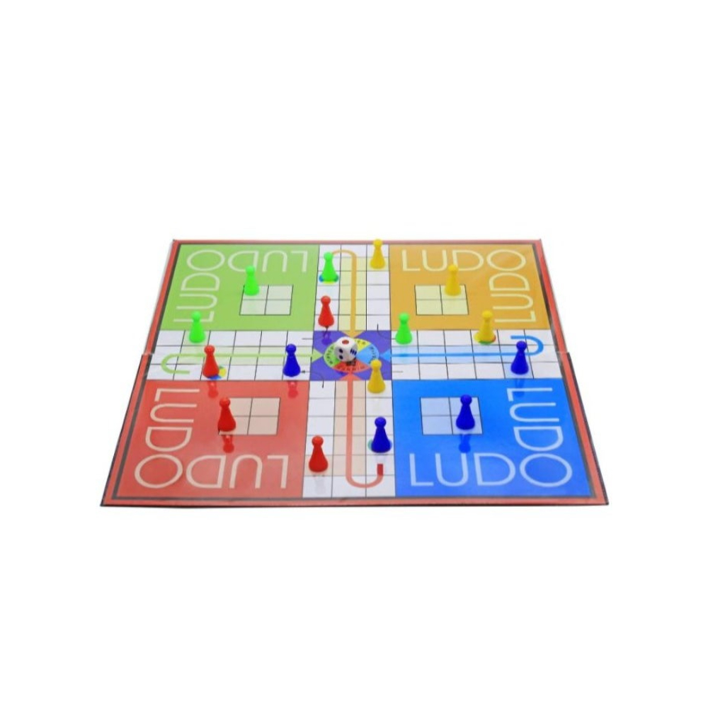 لعبة مرح لعبة مرح لعبة ليغو والسلم والثعبان قابلة للطي - ملونة