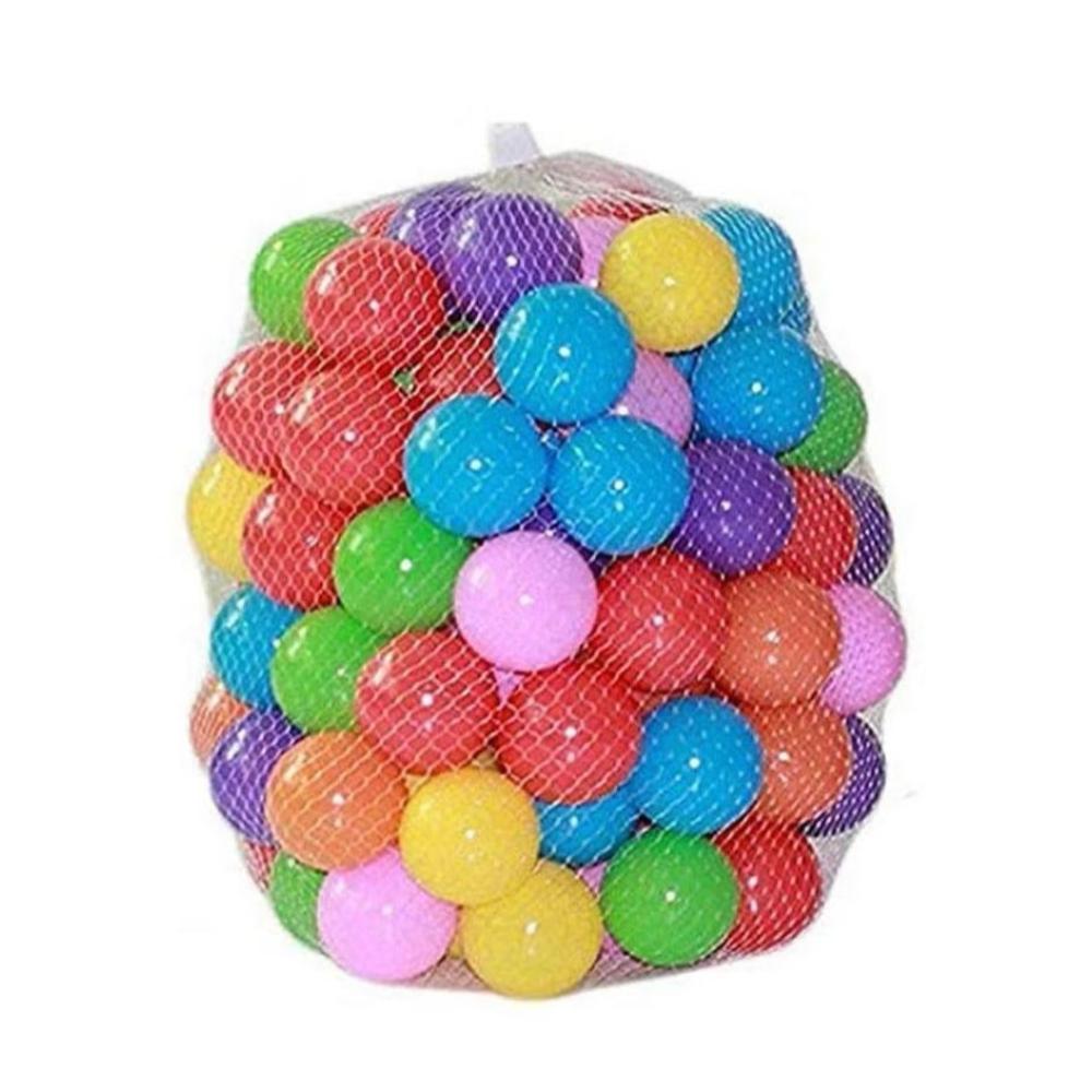 لعبة مرح كرات ملونة بلاستيكية للأطفال موديل 50 كرة - موديل k6033X
