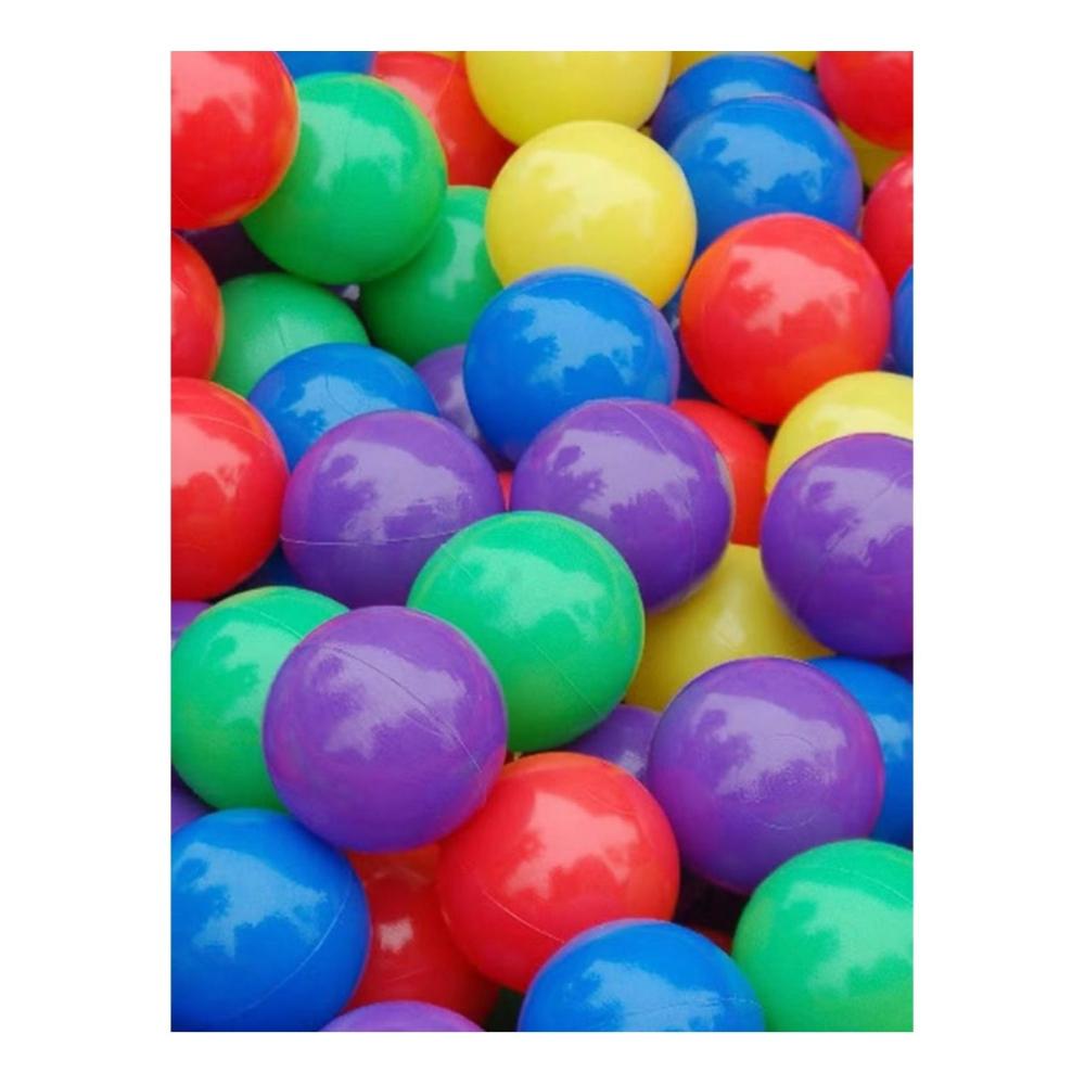 لعبة مرح كرات ملونة بلاستيكية للأطفال موديل 50 كرة - موديل k6033X