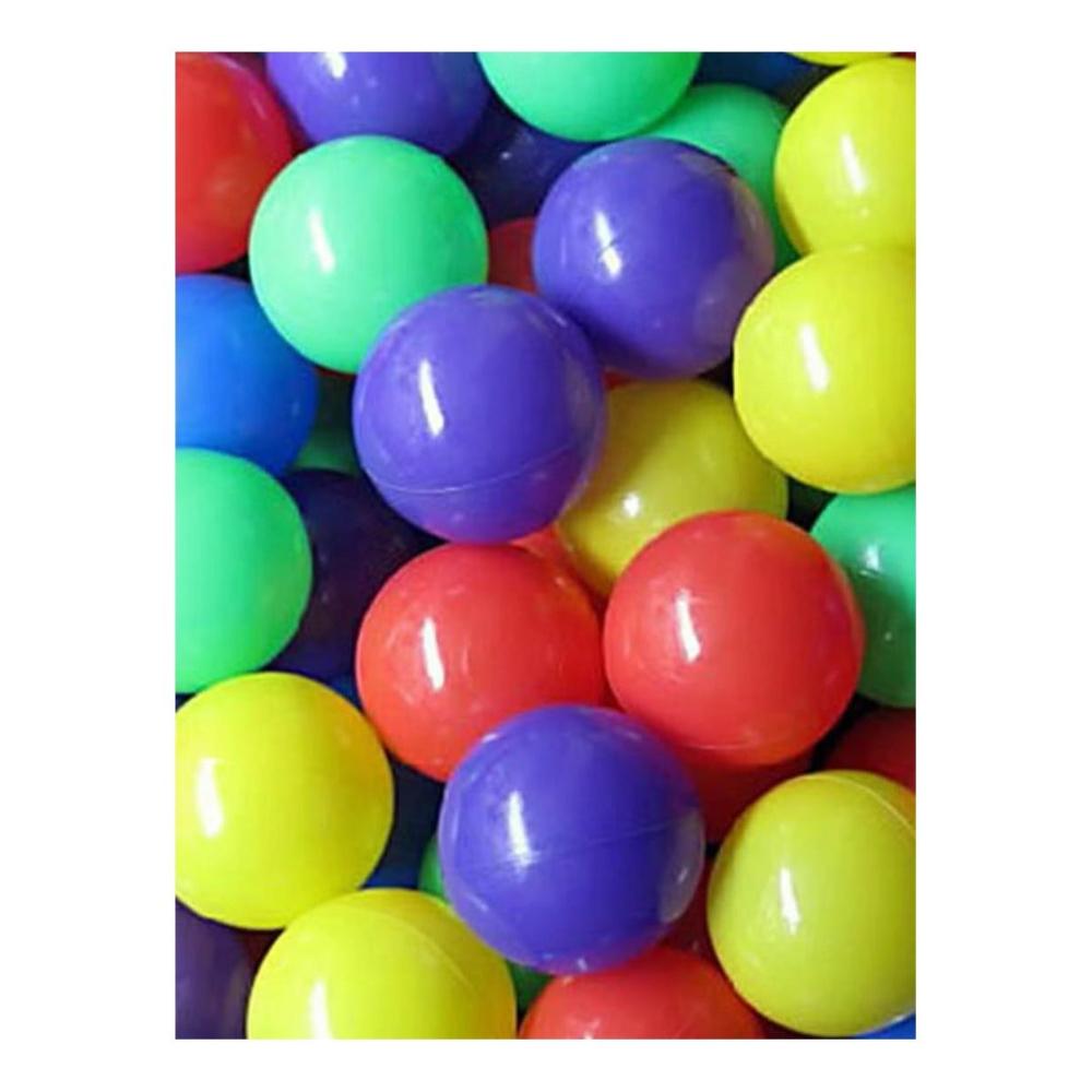لعبة مرح كرات ملونة بلاستيكية للأطفال موديل 50 كرة - موديل k6033X