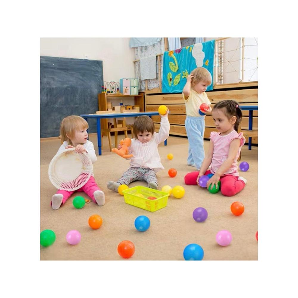 لعبة مرح كرات ملونة بلاستيكية للأطفال موديل 50 كرة - موديل k6033X