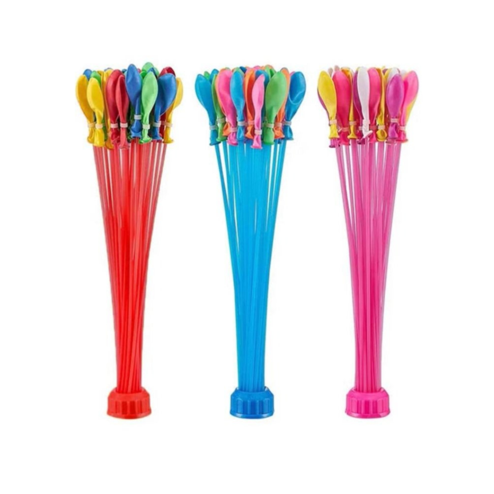 لعبة مرح مجموعة بالونات مائية متينة 111 قطعة - 2.8x23.6x13.6 سم