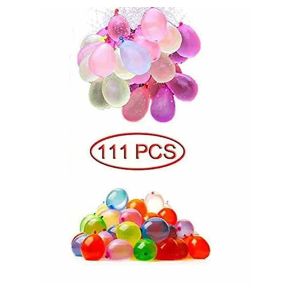 لعبة مرح مجموعة بالونات مائية متينة 111 قطعة - 2.8x23.6x13.6 سم