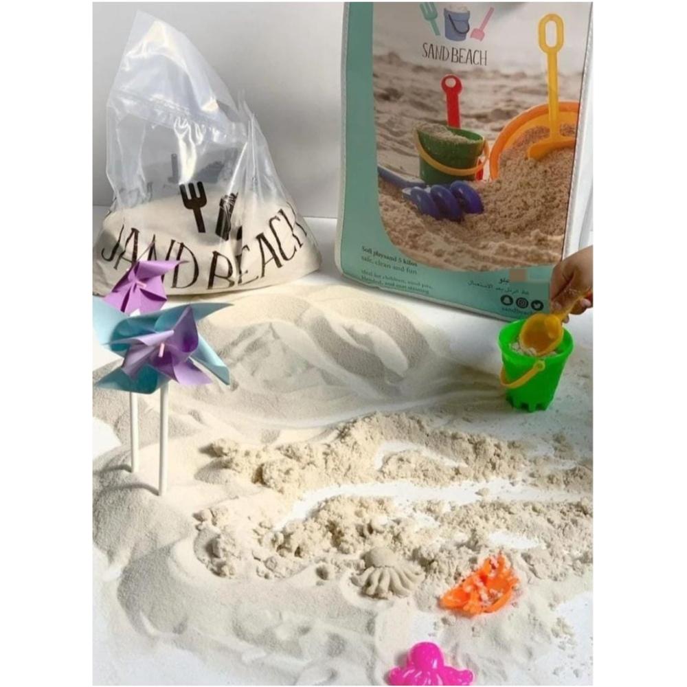 لعبة مرح رمل طبيعي مغسول - 10 كيلو