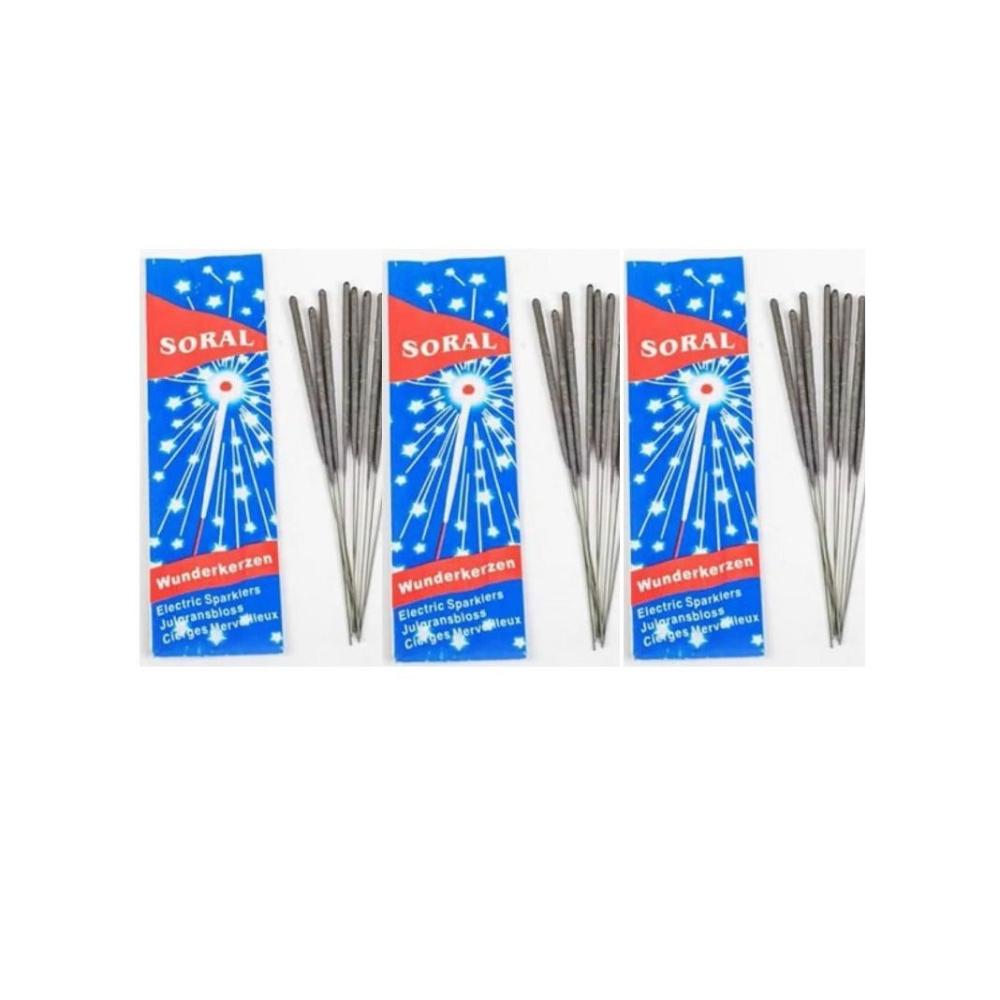 سورال شموع شرار نجوم الليل 3 أكياس - 30 عود