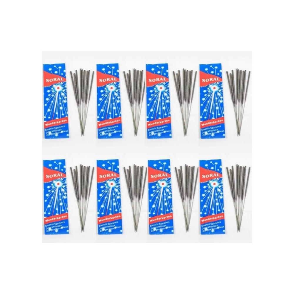 سورال شموع شرار - علبة 80 عوداً× 8 أكياس - 10 أعواد في الكيس