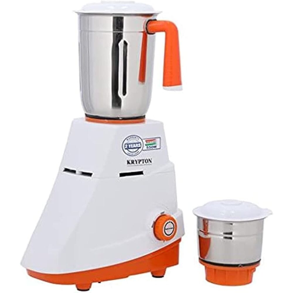 خلاط بمطحنة من كريبتون بقوة 550 واط طراز ، أبيض - KNB6191