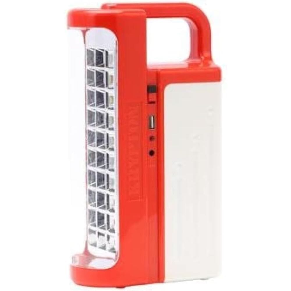 مصباح طوارئ قابل لاعادة الشحن من كريبتون، تصميم بوزن مناسب، وقت تشغيل 60 ساعة مع مؤشر شحن - KNE5177