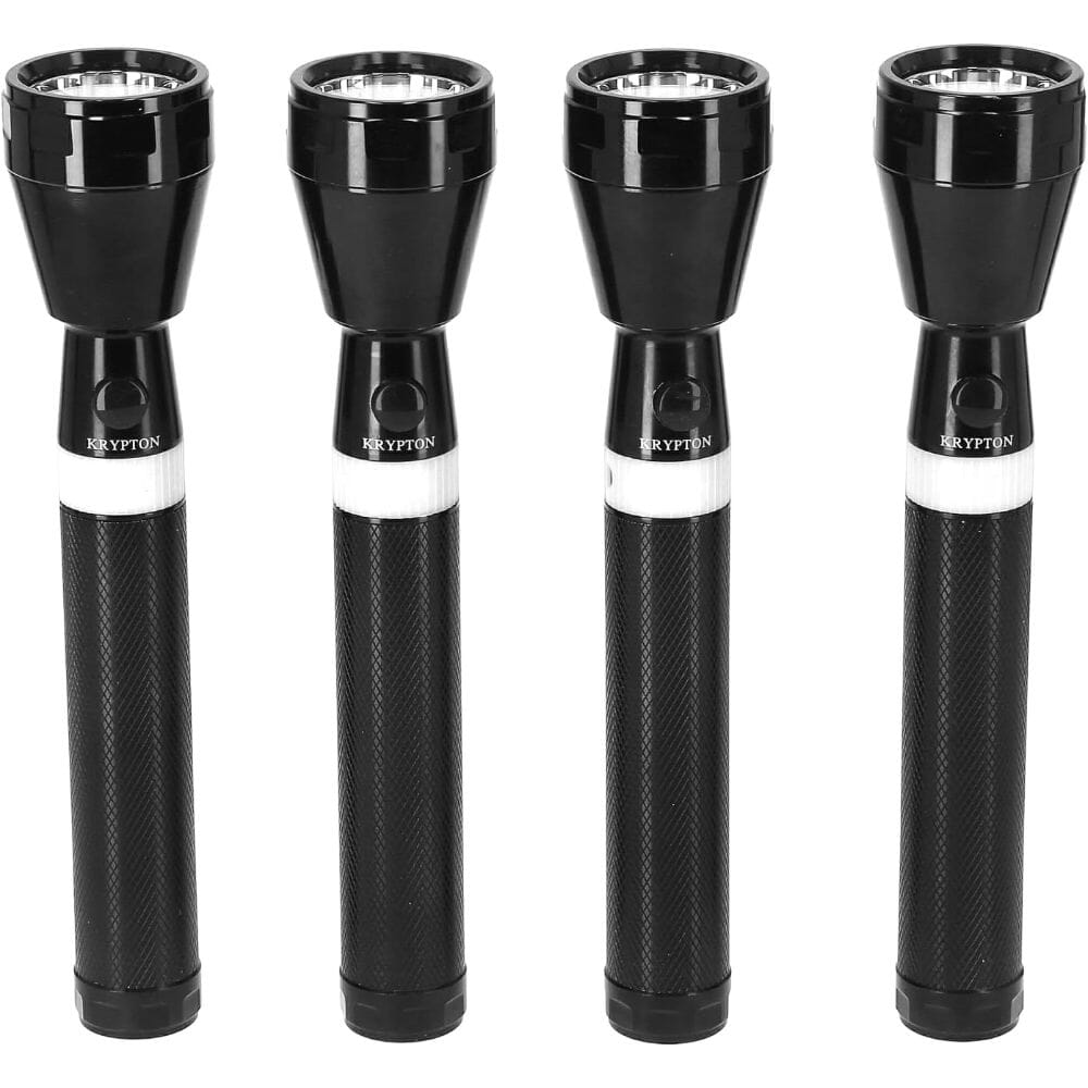 مصباح فلاش قابل للشحن من كريبتون 4 في 1 بطارية 1900 مل امبير في الساعة - KNFL5141