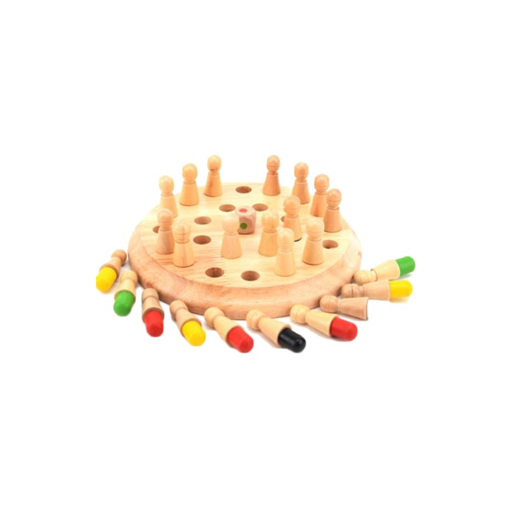  شطرنج ذاكرة خشبي