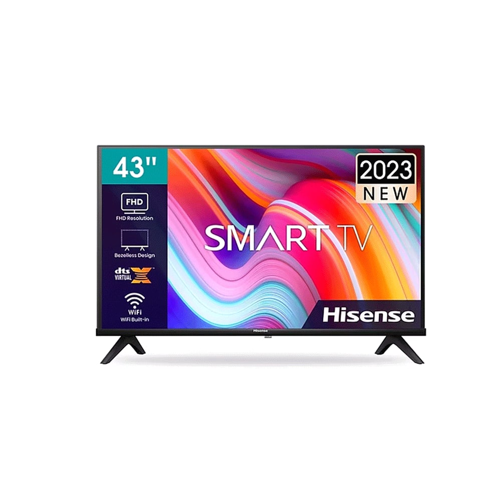 هايسنس تلفزيون ذكي 43 بوصة فل اتش دي بتقنية فيدا موديل A4K43 - أسود