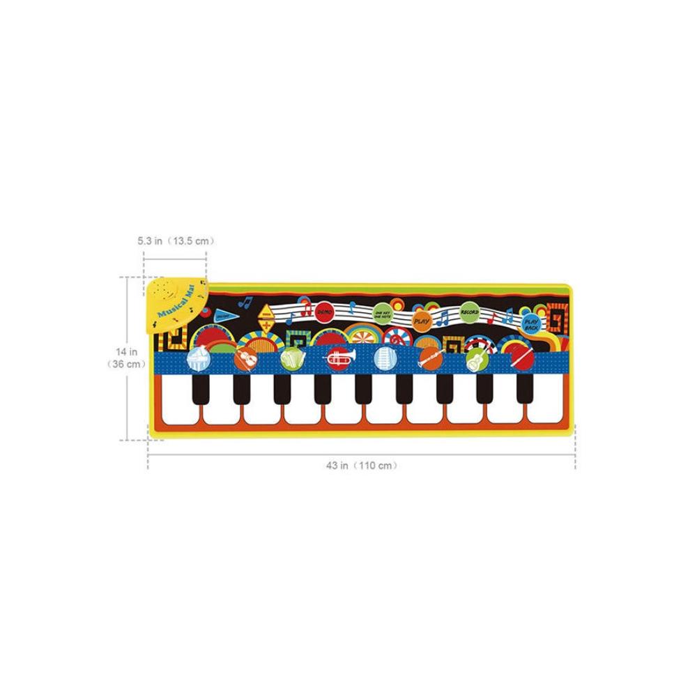 شاربدو سجادة موسيقية للأطفال بأبعاد 110*36 سم
