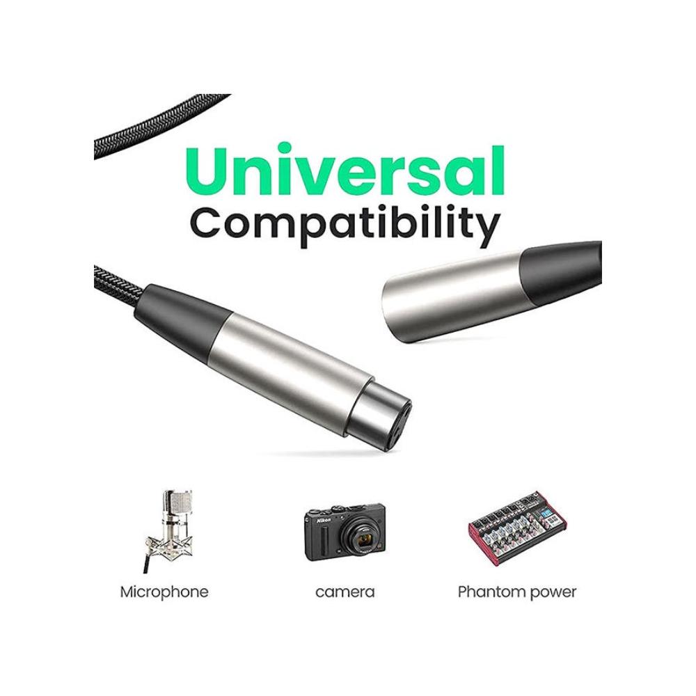 كابل صوت XLR نحاس خالي من الأكسجين 3 أمتار