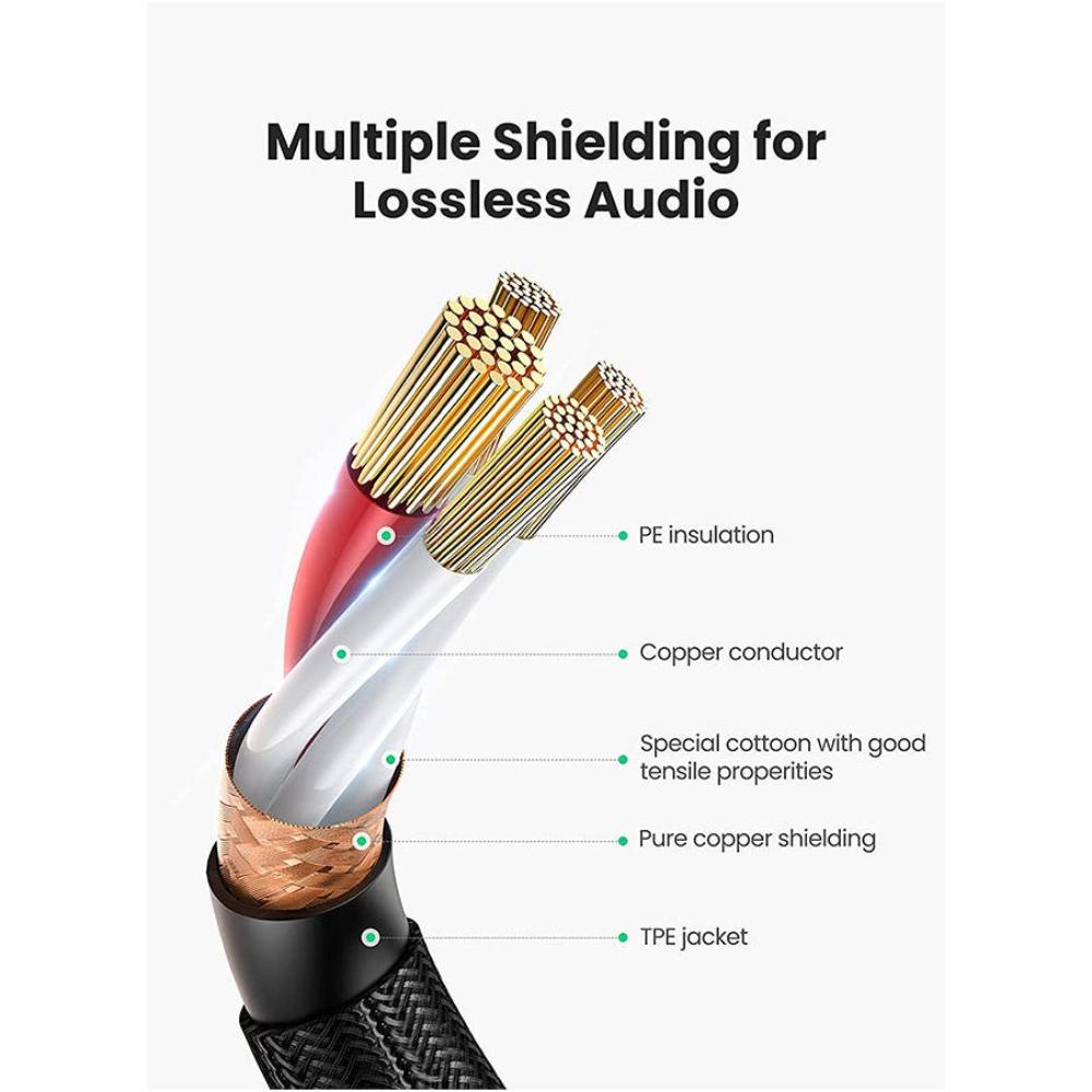كابل صوت XLR نحاس خالي من الأكسجين 3 أمتار