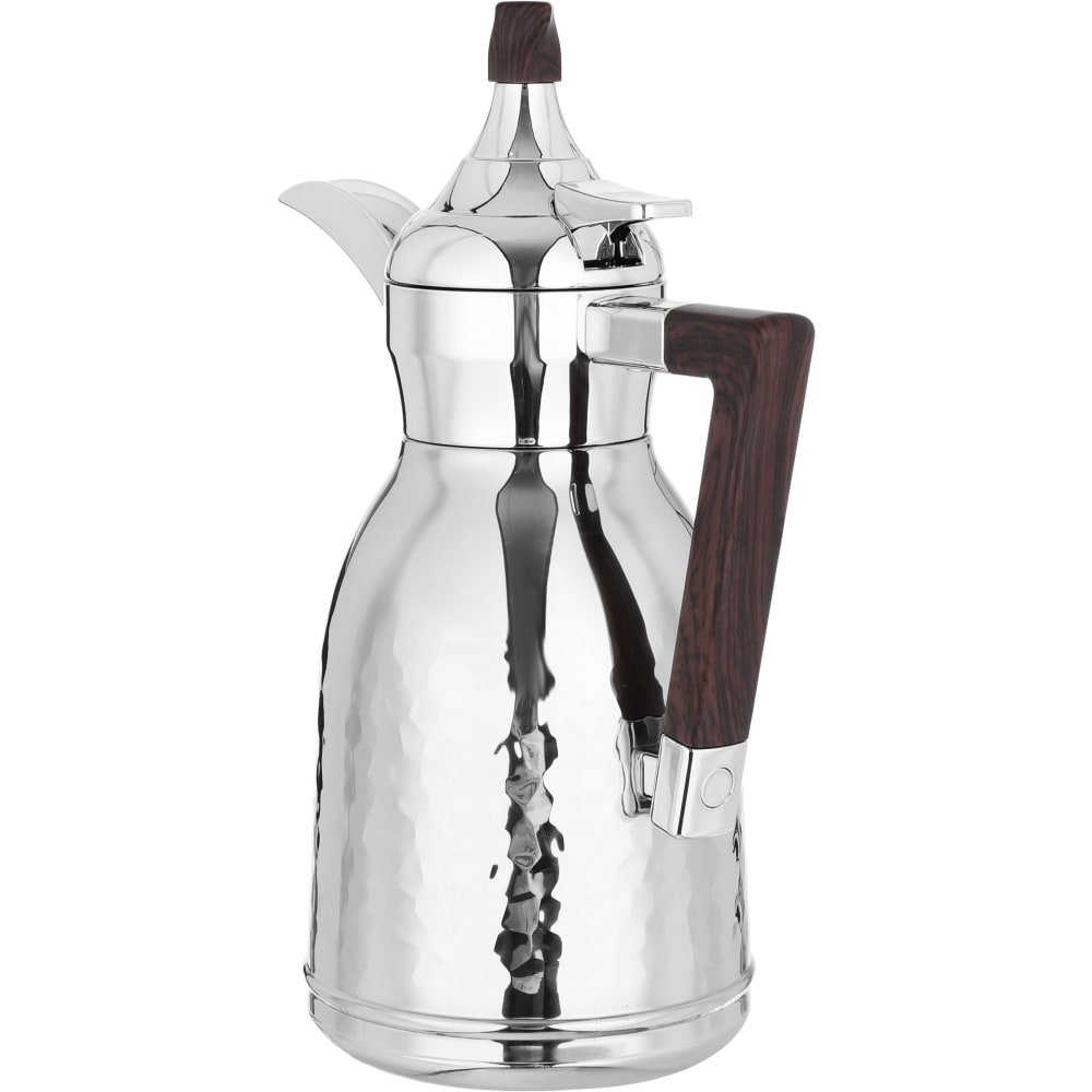 دلة نواف ستانلس استيل السيف غاليري، 0.60 لتر - فضي ذهبي